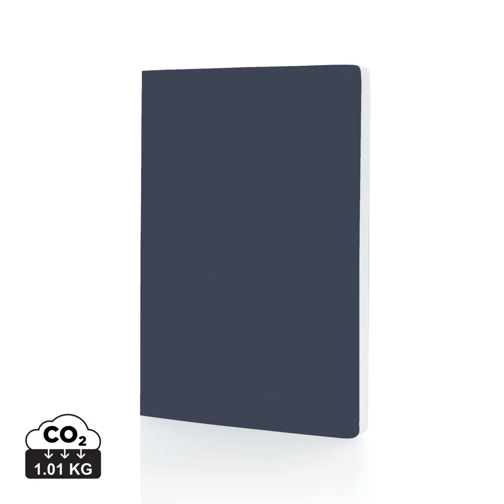 Rokovnik s mekim uvezom od kamenog papira A5 Impact P774.21 navy-0