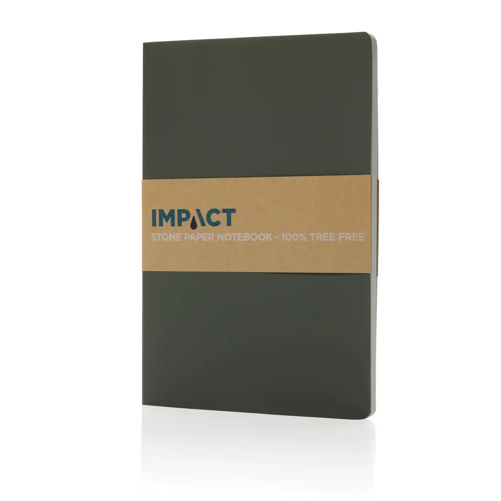 Rokovnik s mekim uvezom od kamenog papira A5 Impact P774.21 green-8