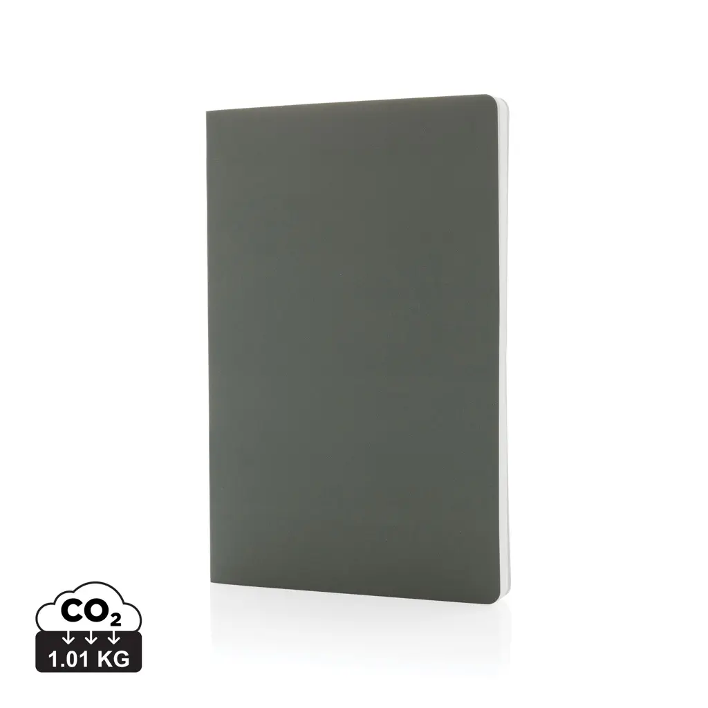 Rokovnik s mekim uvezom od kamenog papira A5 Impact P774.21 green-0
