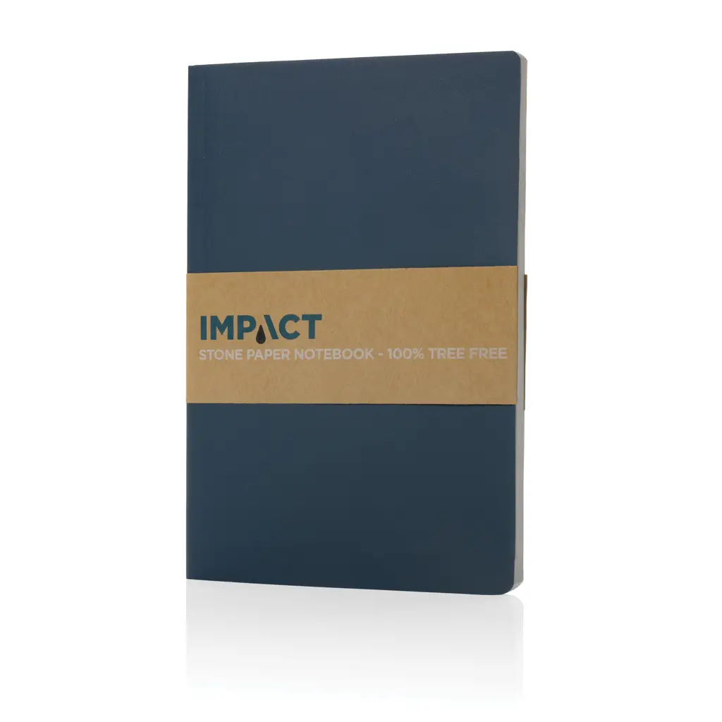 Rokovnik s mekim uvezom od kamenog papira A5 Impact P774.21 blue-8