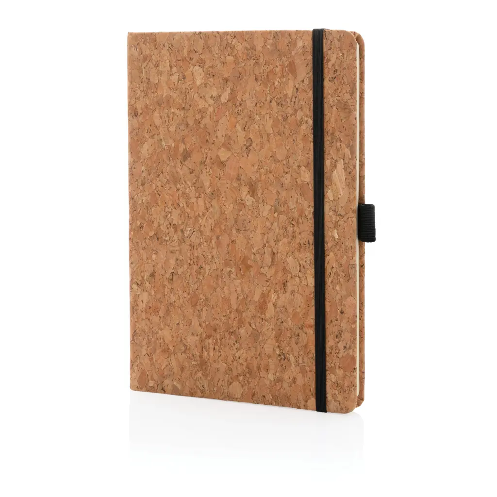 Rokovnik s tvrdim koricama od pluta A5 P774.24 brown-1