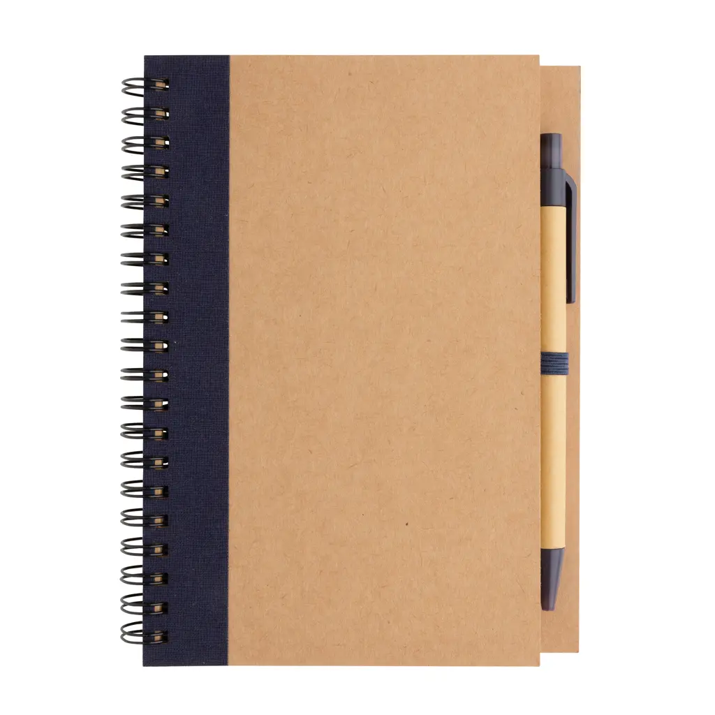 Rokovnik s olovkom Kraft spiralni P774.26 blue-4