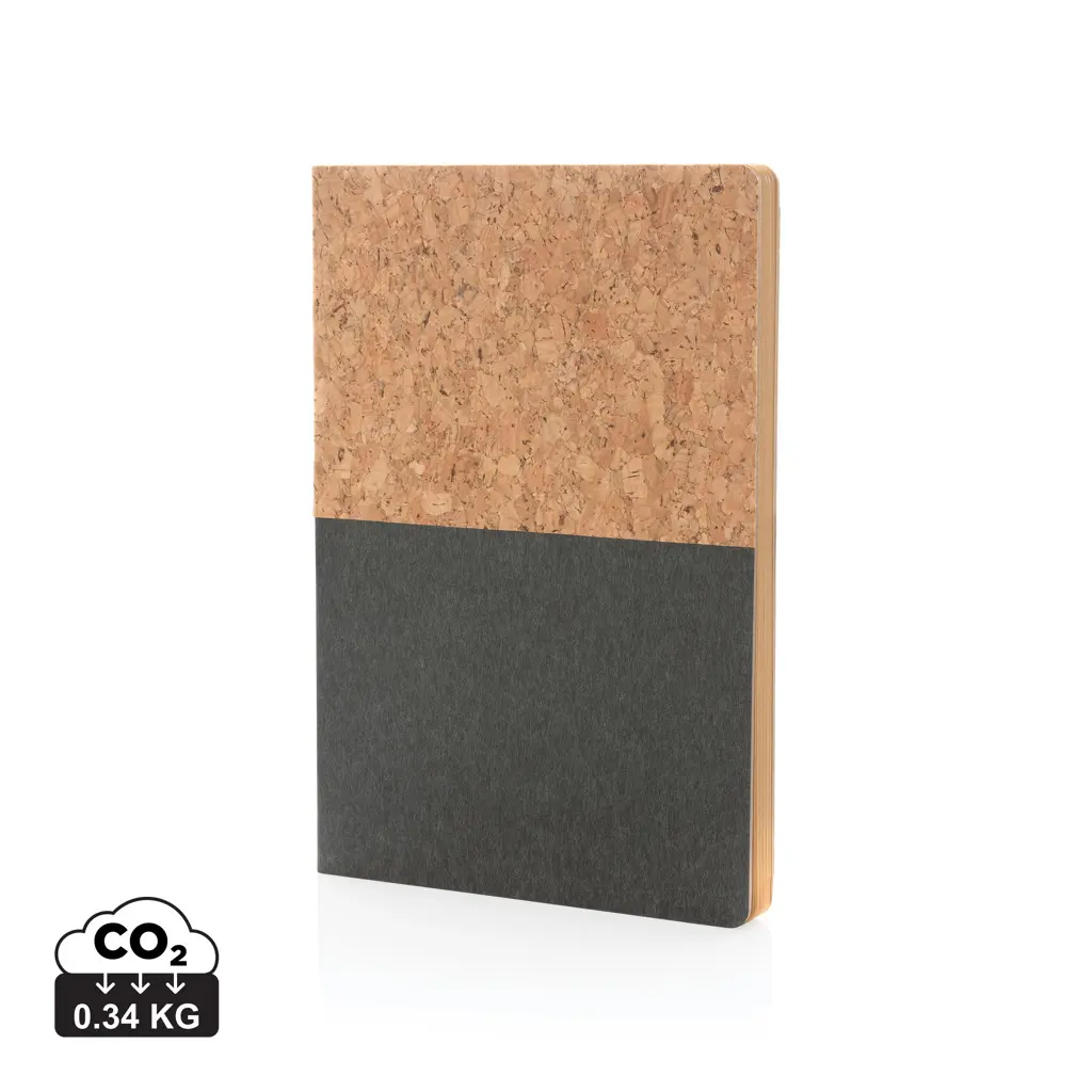 Rokovnik A5 od pluta P774.33 black-0