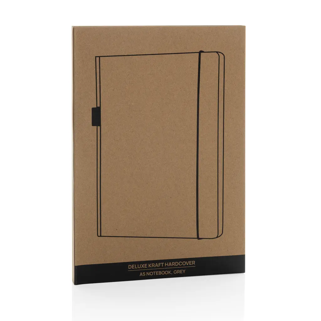 Rokovnik A5 Deluxe kraft P774.34 grey-9