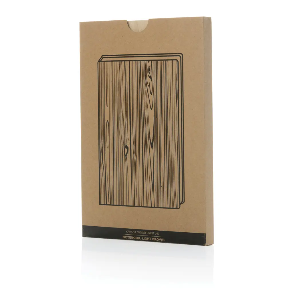 Kavana drvo print Rokovnik A5 P774.36 light brown-8