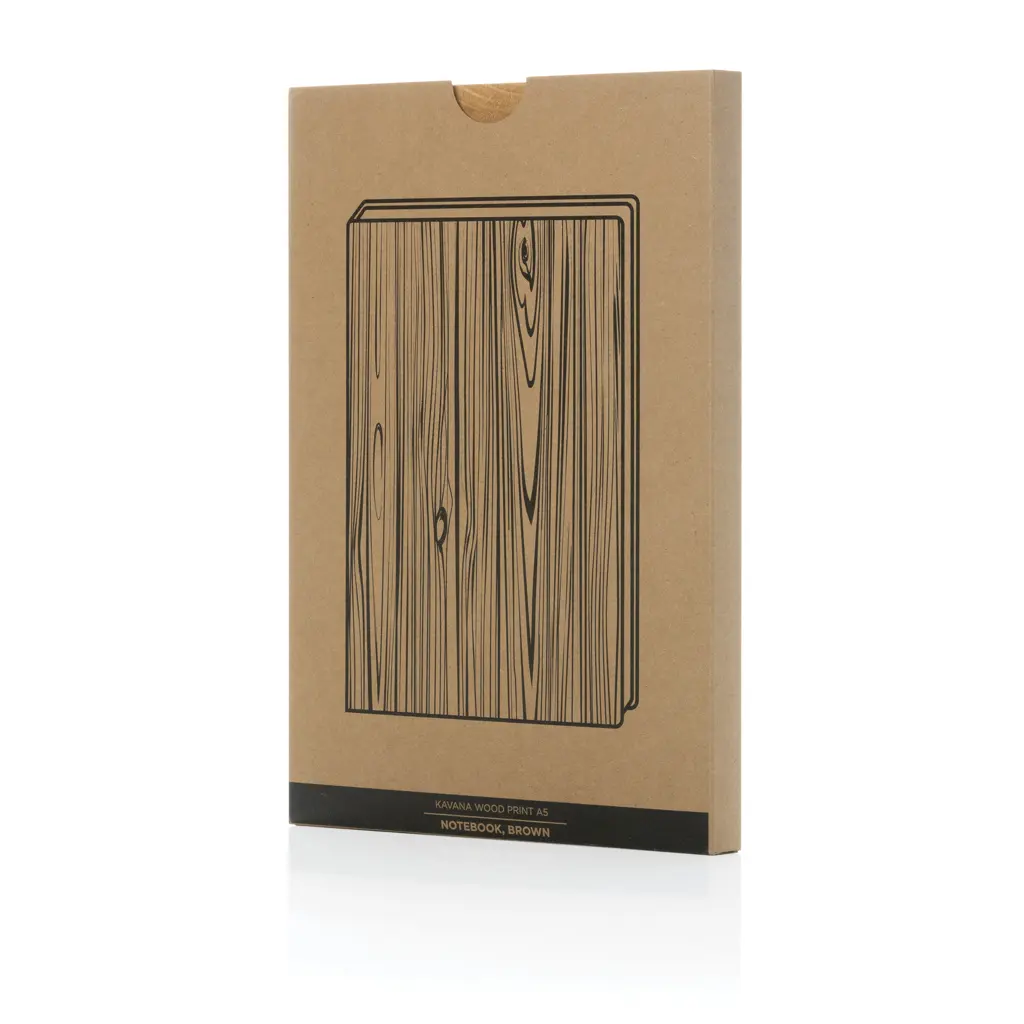 Kavana drvo print Rokovnik A5 P774.36 brown-8