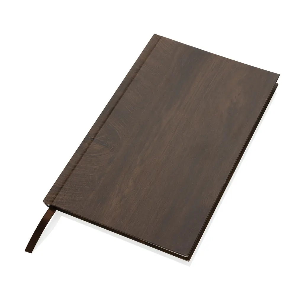 Kavana drvo print Rokovnik A5 P774.36 dark brown-2