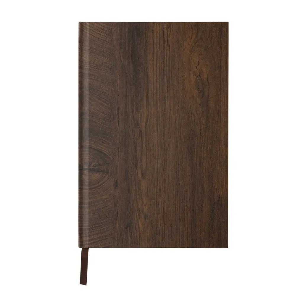 Kavana drvo print Rokovnik A5 P774.36 dark brown-4