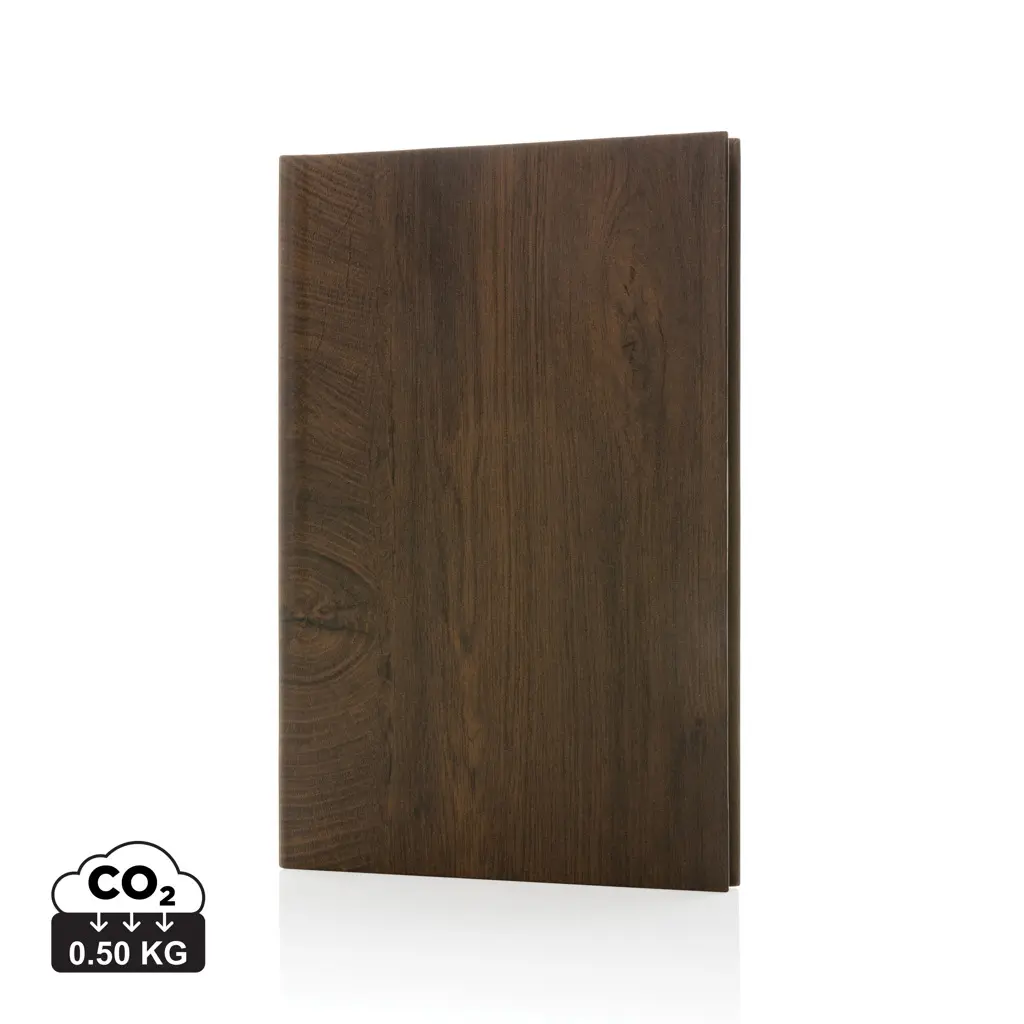 Kavana drvo print Rokovnik A5 P774.36 dark brown-0