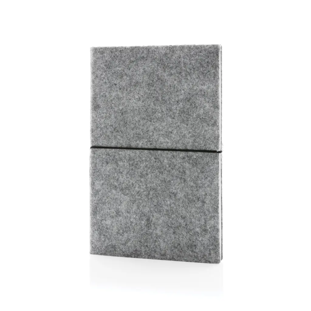 Rokovnik A5 s mekim uvezom od recikliranog filca s GRS certifikatom P774.47 grey-1