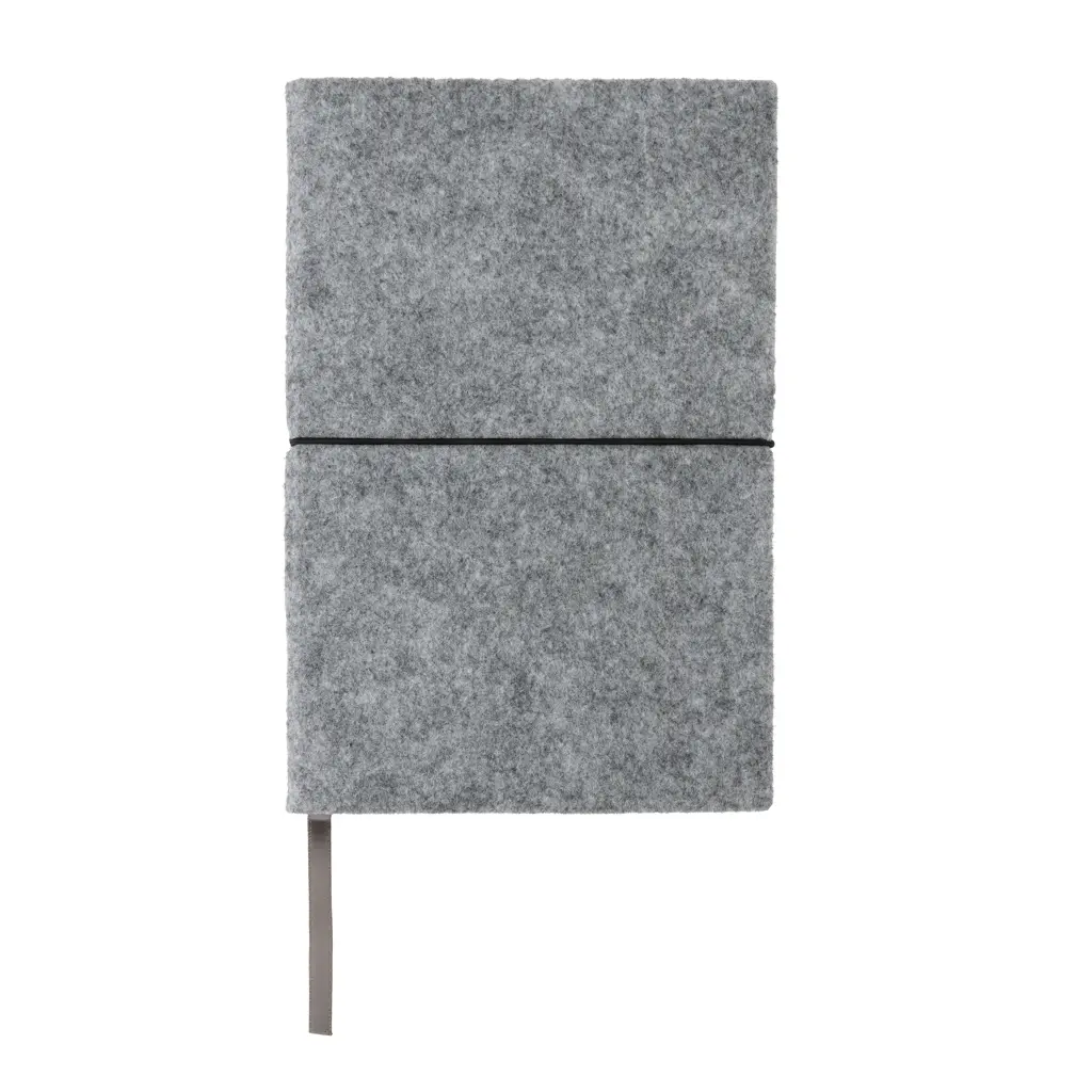 Rokovnik A5 s mekim uvezom od recikliranog filca s GRS certifikatom P774.47 grey-5