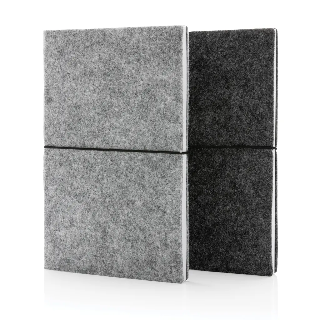 Rokovnik A5 s mekim uvezom od recikliranog filca s GRS certifikatom P774.47 grey-6