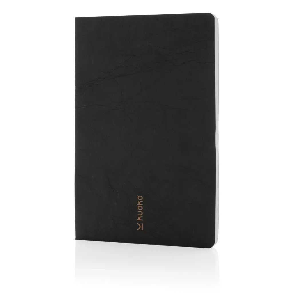 Rokovnik od recikliranog papira Salton A5 GRS P774.48 black-3