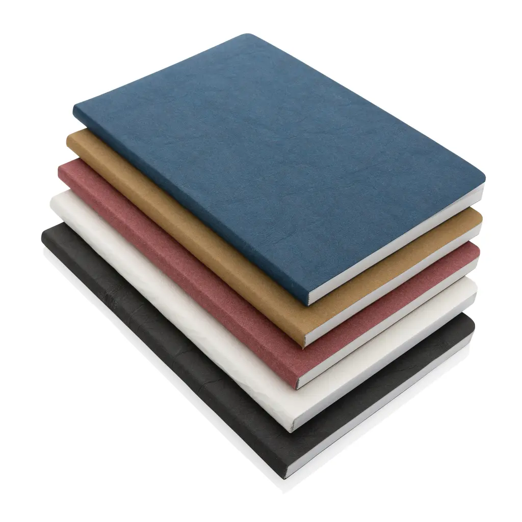 Rokovnik od recikliranog papira Salton A5 GRS P774.48 cherry red-6