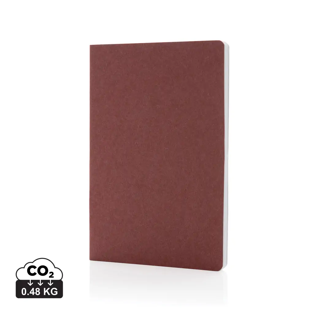 Rokovnik od recikliranog papira Salton A5 GRS P774.48 cherry red-10