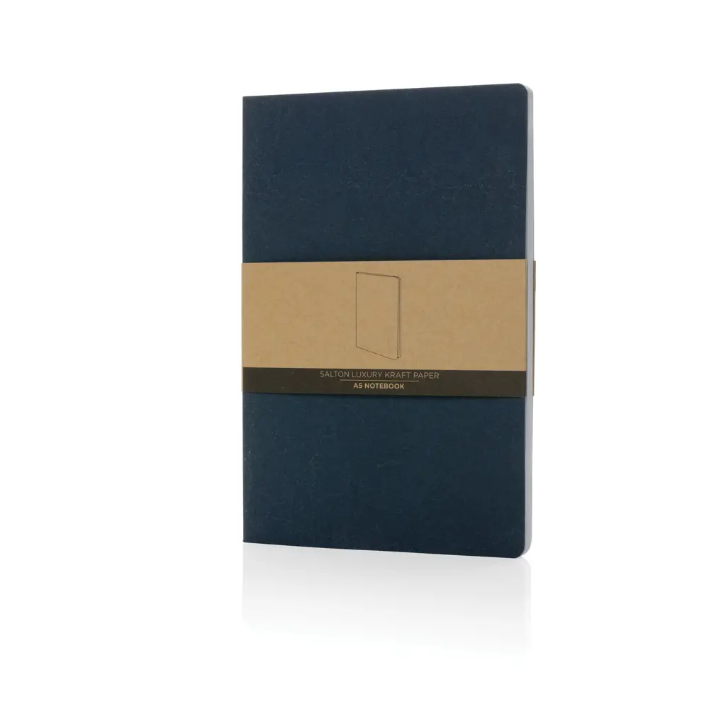 Rokovnik od recikliranog papira Salton A5 GRS P774.48 blue-8