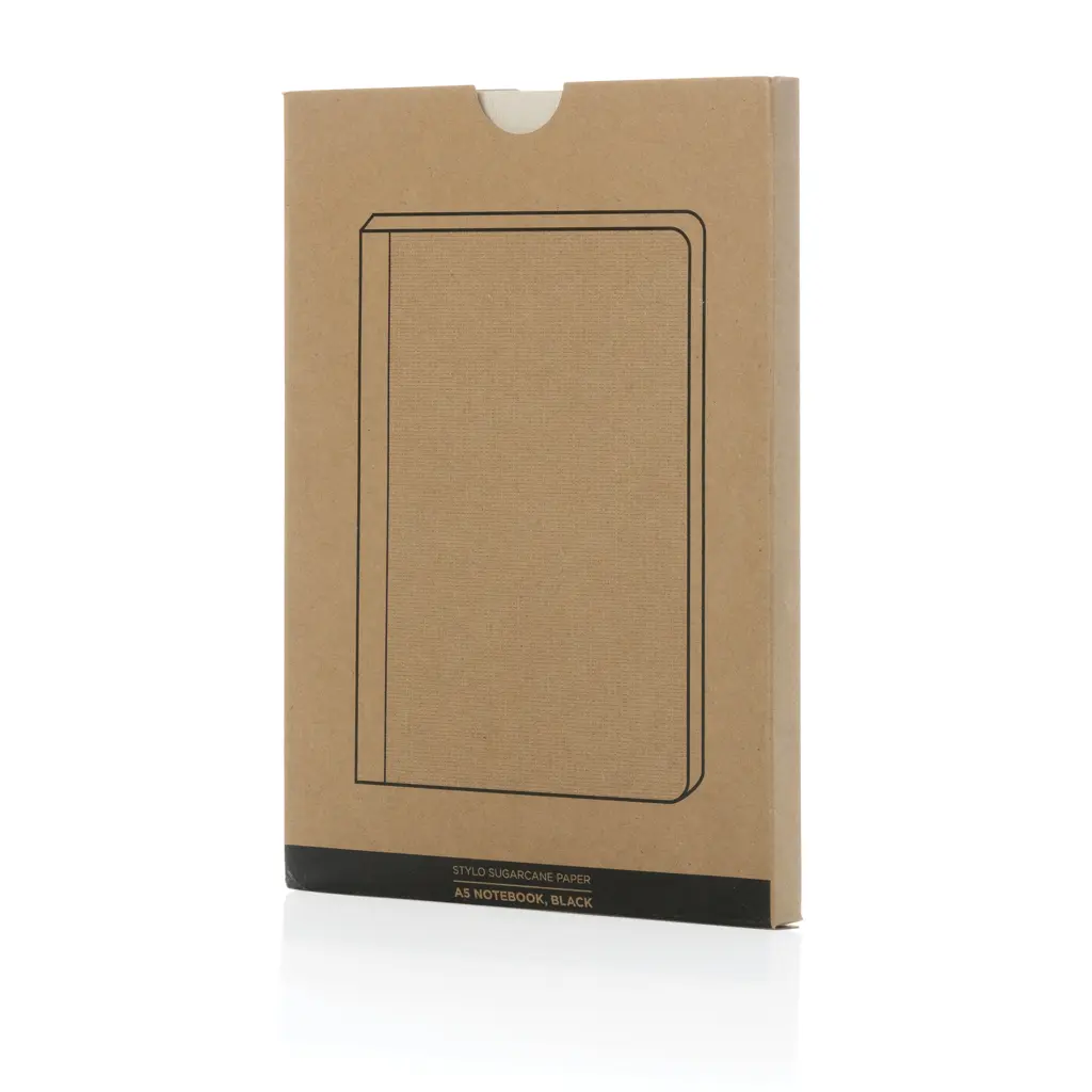 Rokovnik A5 od šećerne trske Stylo Bonsucro P774.55 black-12