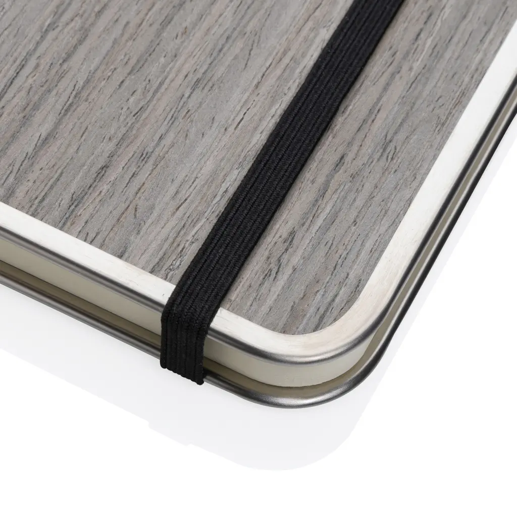 Rokovnik s drvenim koricama A5 Treeline P774.57 grey-7