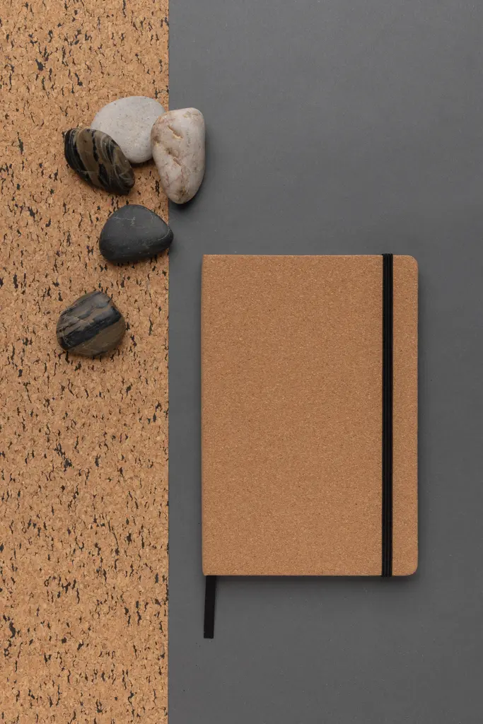 Rokovnik A5 od pluta i kamenog papira Stoneleaf P774.58 brown-7