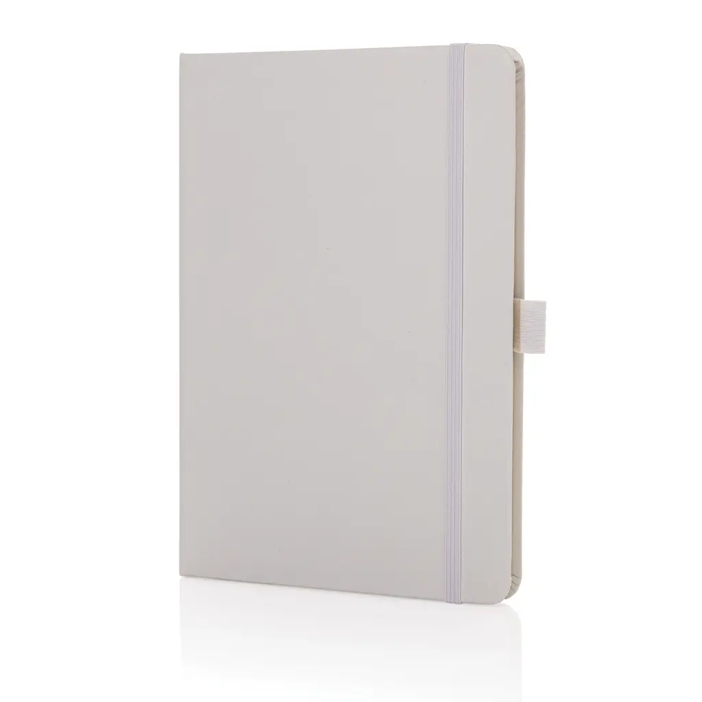Rokovnik od lijepljene kože Sam A5 RCS P774.60 white-1