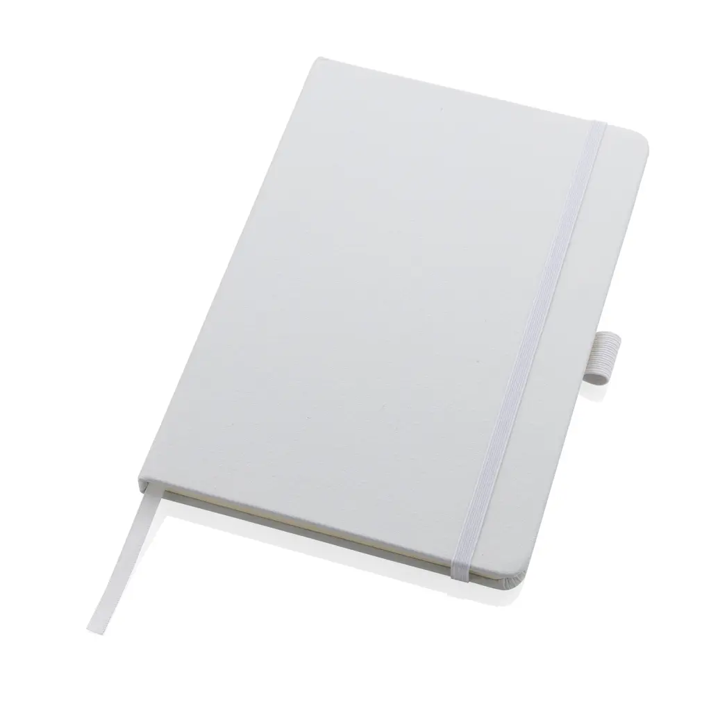 Rokovnik od lijepljene kože Sam A5 RCS P774.60 white-4