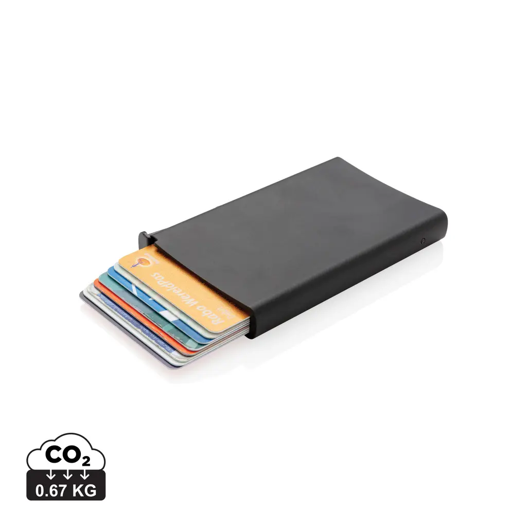 Aluminijski euti za kartice s RFID zaštitom P820.04 black-0