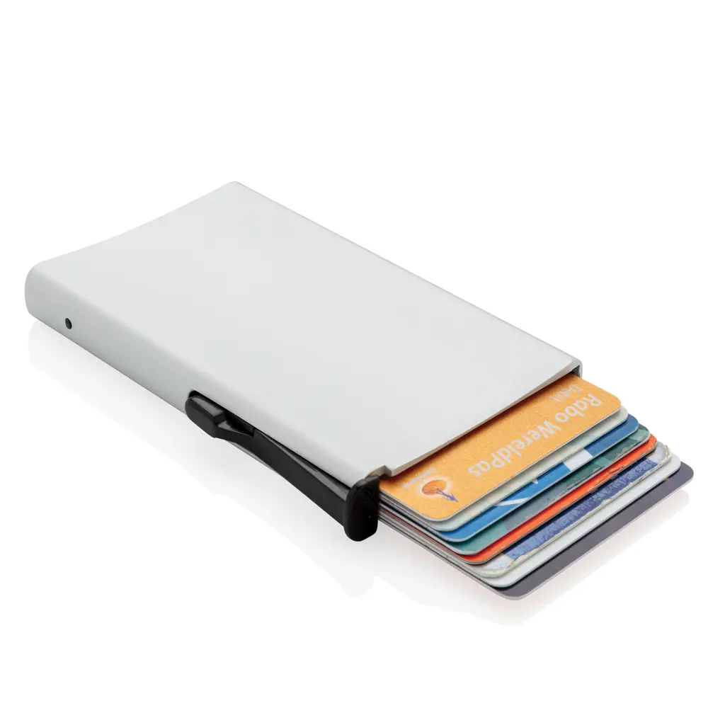 Aluminijski euti za kartice s RFID zaštitom P820.04 silver-2