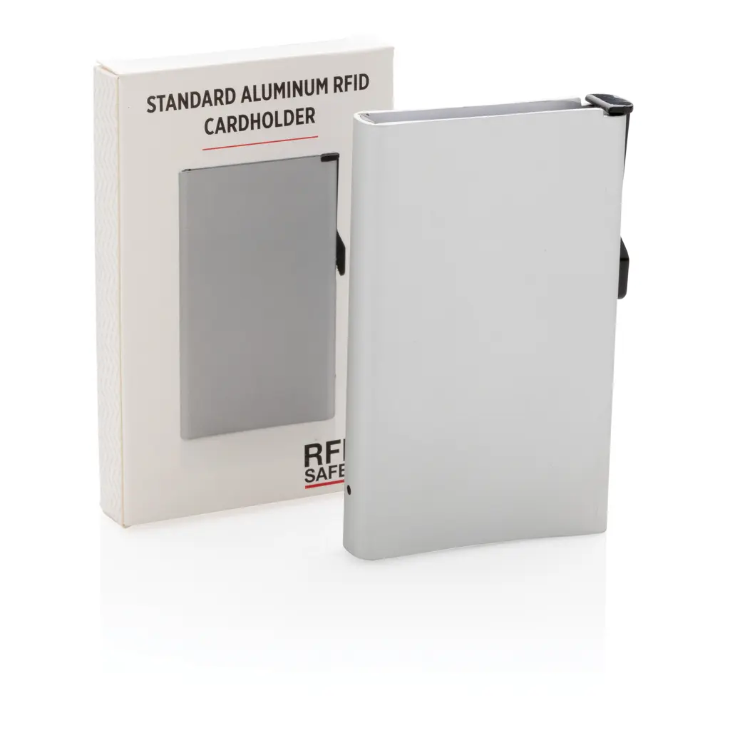 Aluminijski euti za kartice s RFID zaštitom P820.04 silver-8