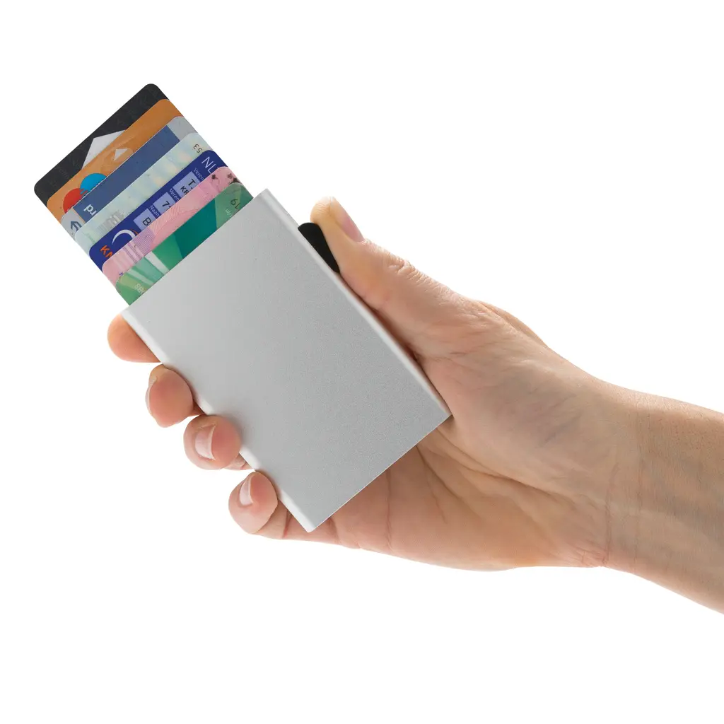 C-Secure aluminijski držač RFID kartice P820.49 silver-4