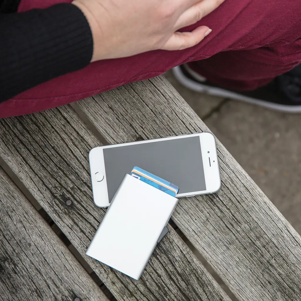 C-Secure aluminijski držač RFID kartice P820.49 silver-11