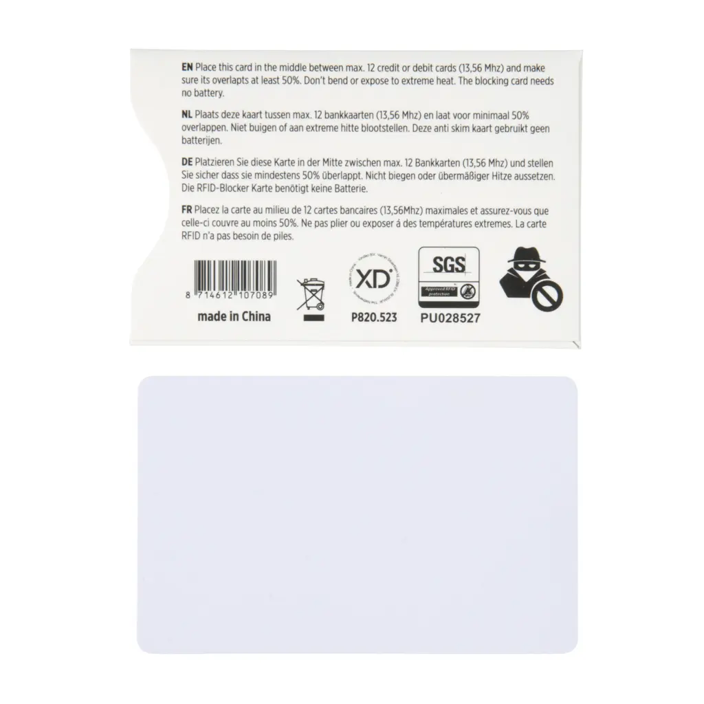 RFID kartica za zaštitu od krađe podataka P820.52 white-5