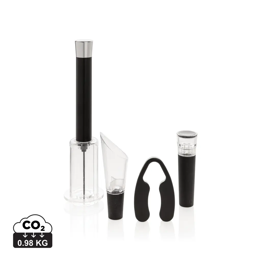 Vinski set od 4 kom Vino Connoisseur P911.03 silver-0