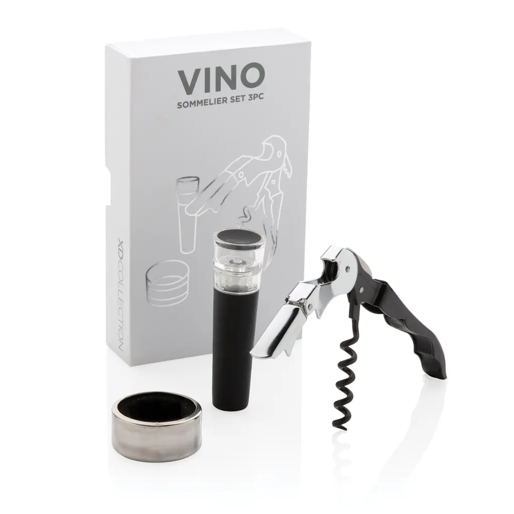 Vinski set od 3 kom Vino Sommelier P911.07 silver-10