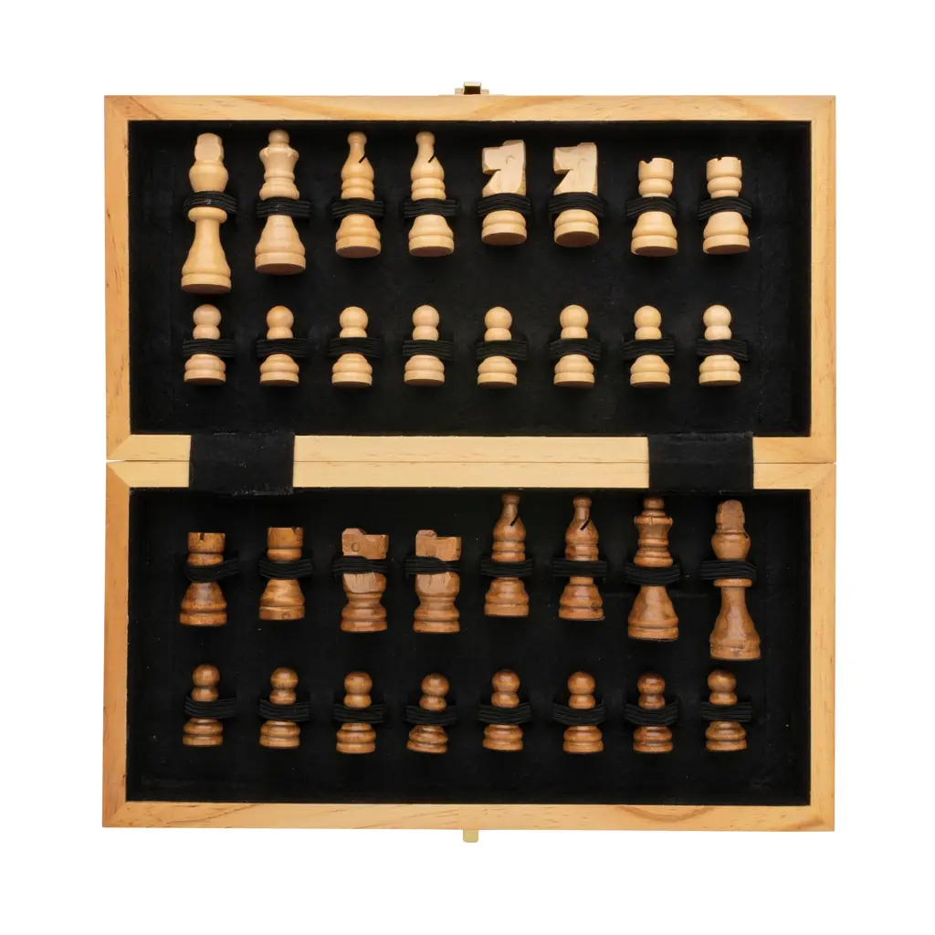 Luksuzni drveni set za šah FSC P940.12 brown-8