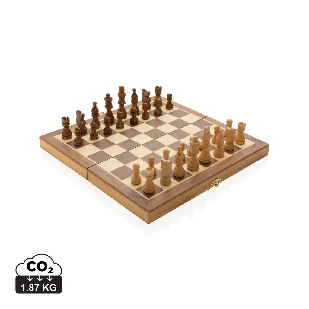 Luksuzni drveni set za šah FSC P940.12 brown-0