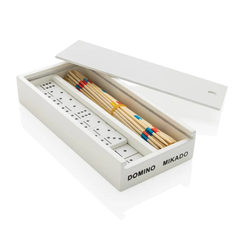 Mikado/domino u drvenoj kutiji Deluxe P940.15 white-1