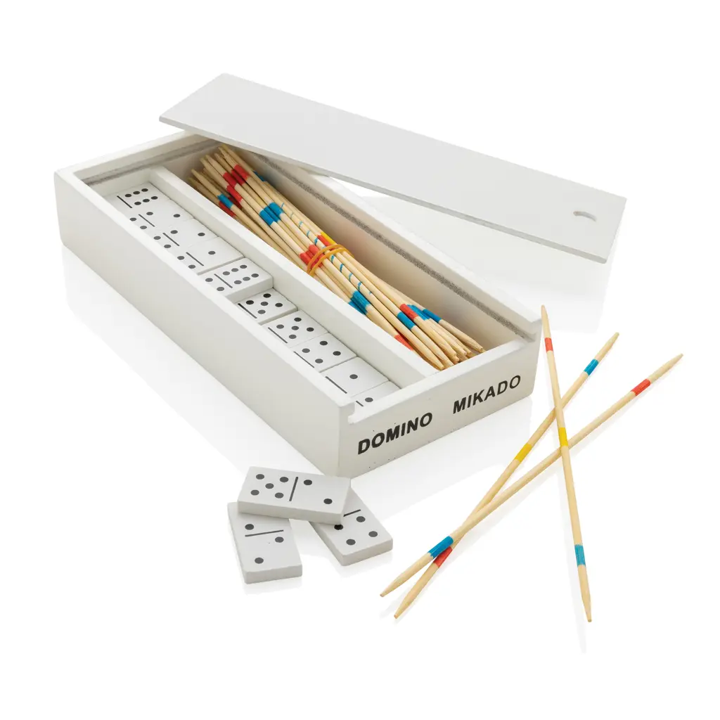 Mikado/domino u drvenoj kutiji Deluxe P940.15 white-2