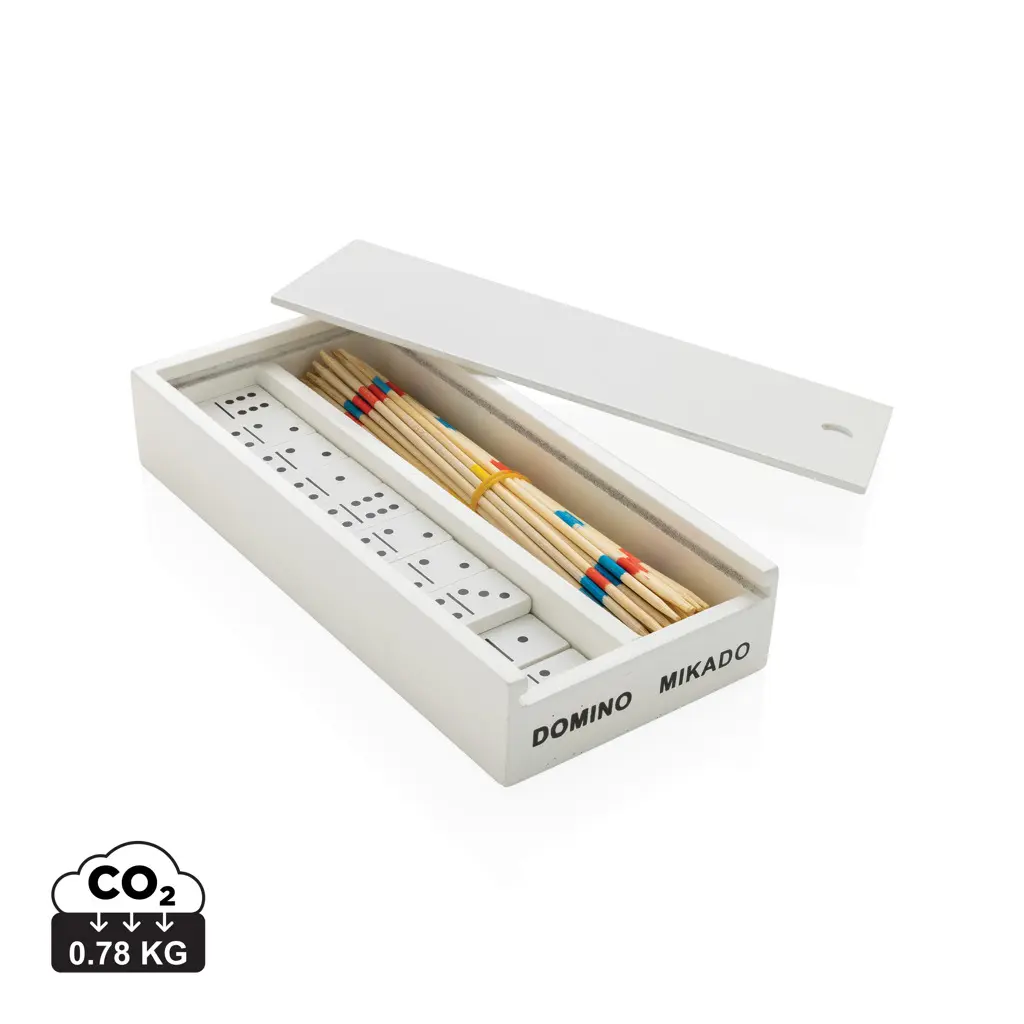 Mikado/domino u drvenoj kutiji Deluxe P940.15 white-0