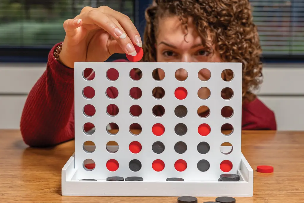 Drvena društvena igra Connect4 P940.24 white-7