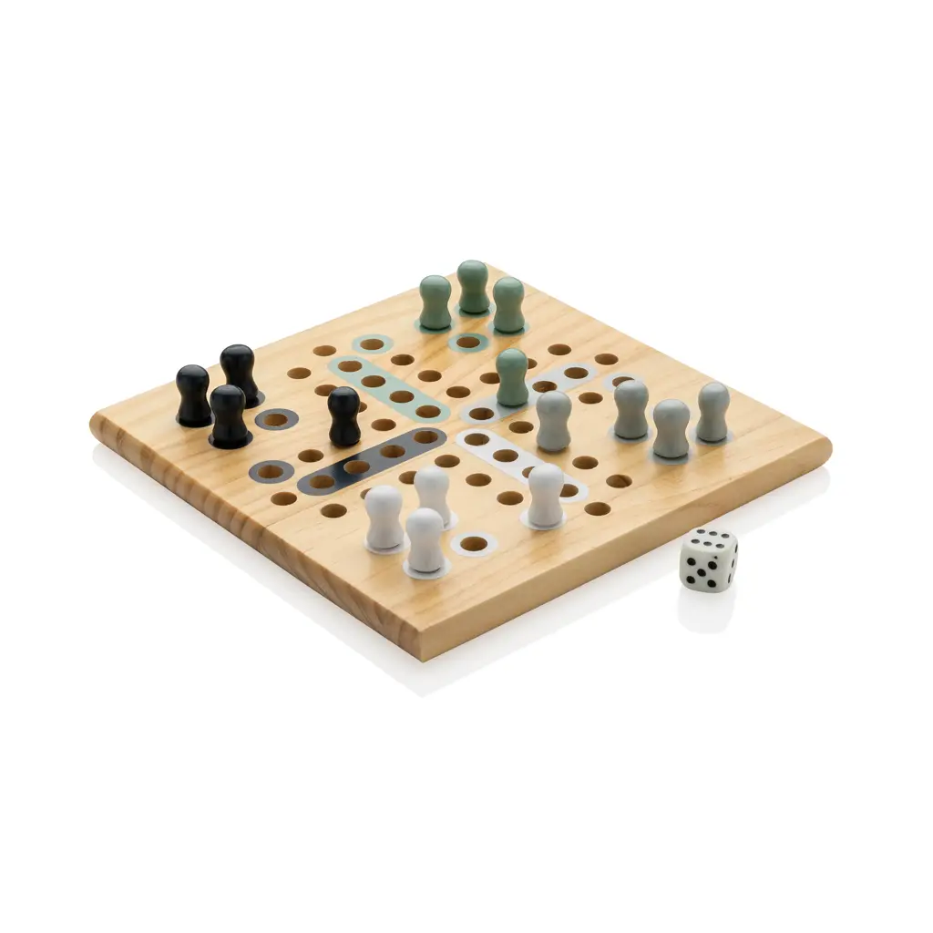 Drvena igra Čovječe ne ljuti se P940.27 brown-1