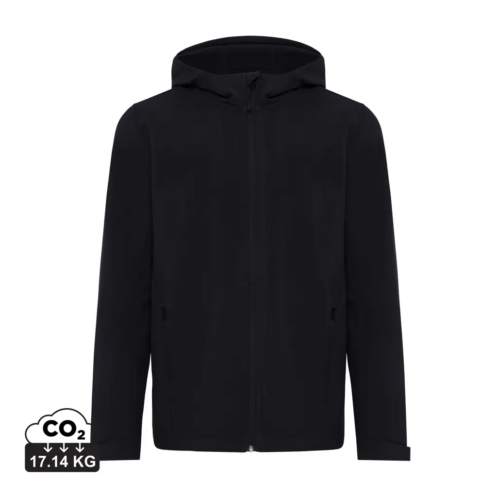 Iqoniq Makalu muška jakna od mekane školjke od recikliranog poliestera T1700 black 4XL-0