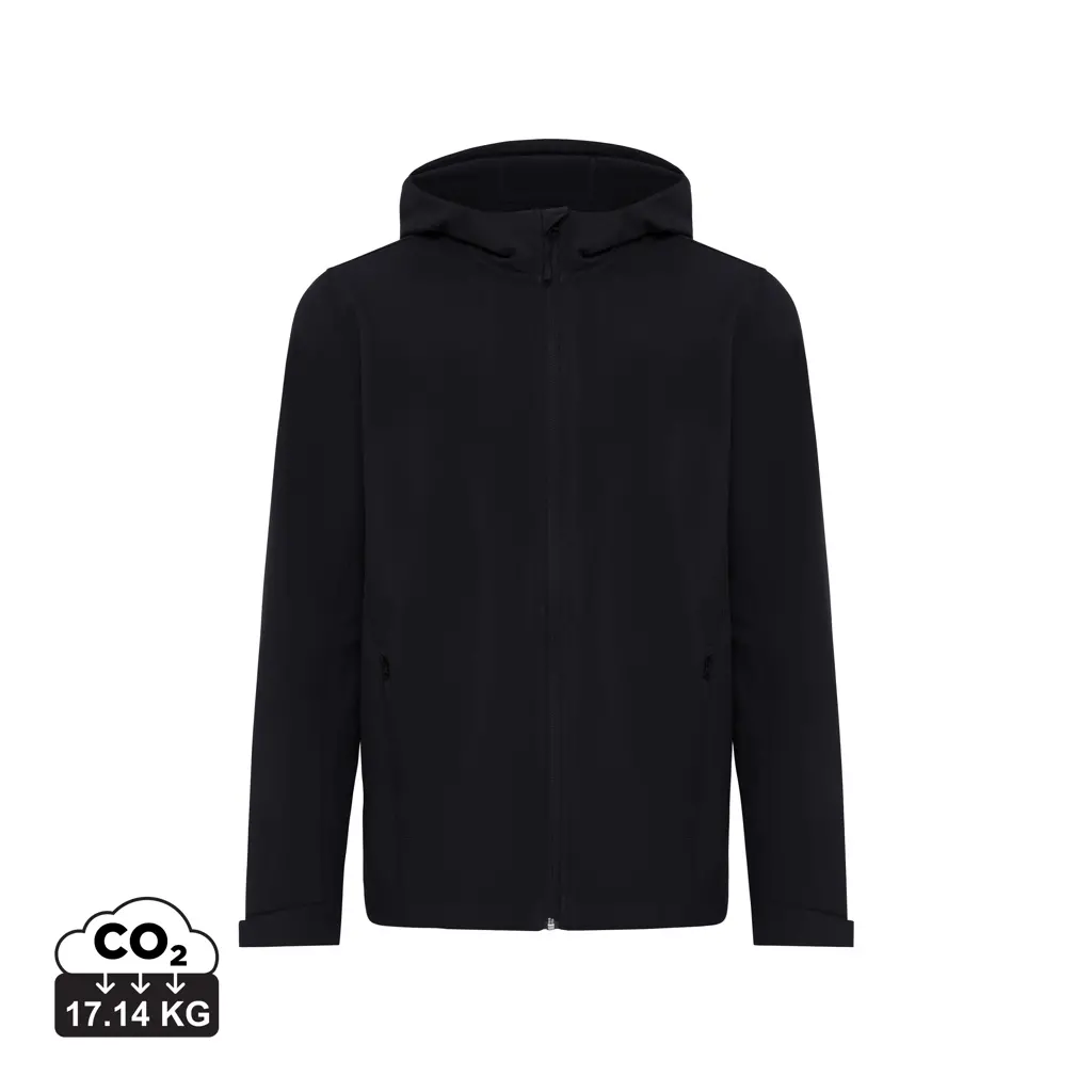 Iqoniq Makalu muška jakna od mekane školjke od recikliranog poliestera T1700 black 4XL-1