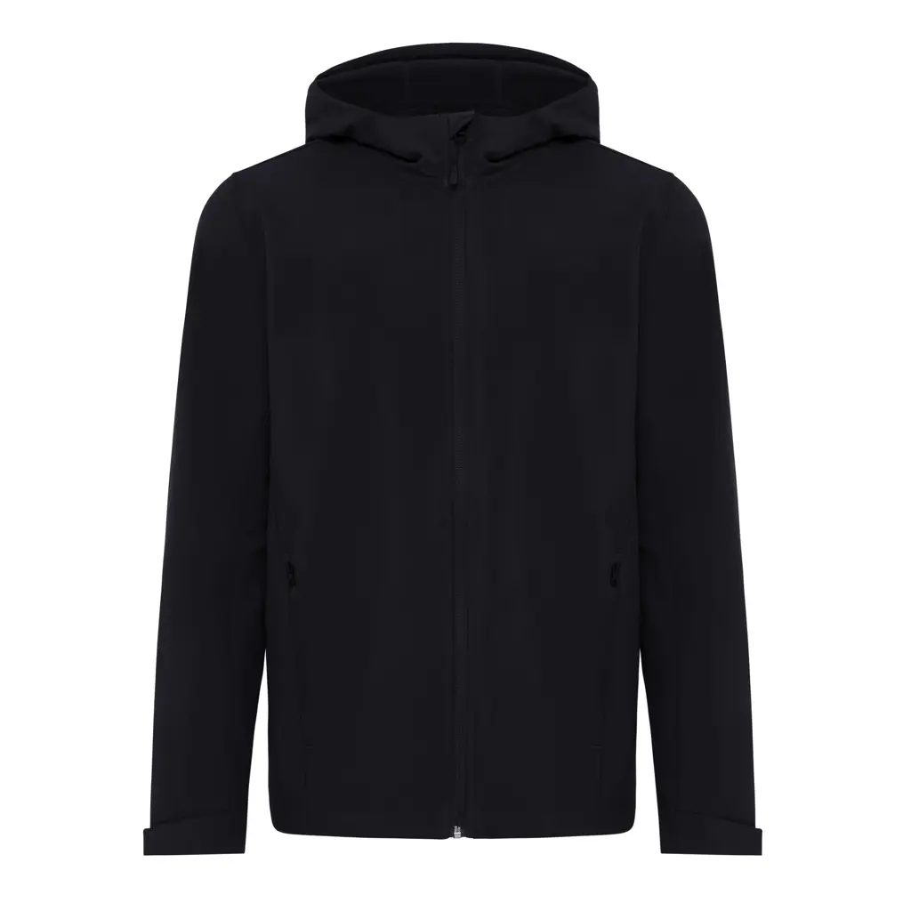 Iqoniq Makalu muška jakna od mekane školjke od recikliranog poliestera T1700 black 4XL-4