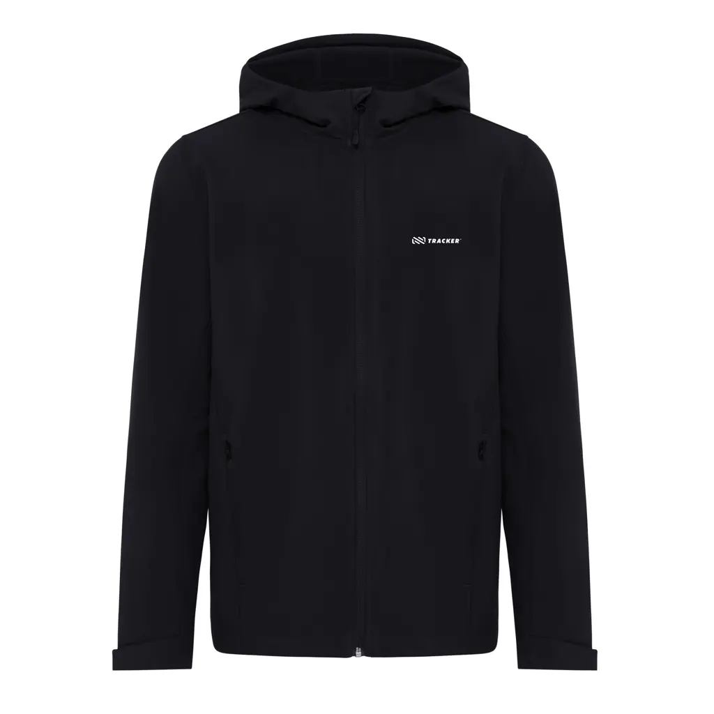 Iqoniq Makalu muška jakna od mekane školjke od recikliranog poliestera T1700 black 4XL-8