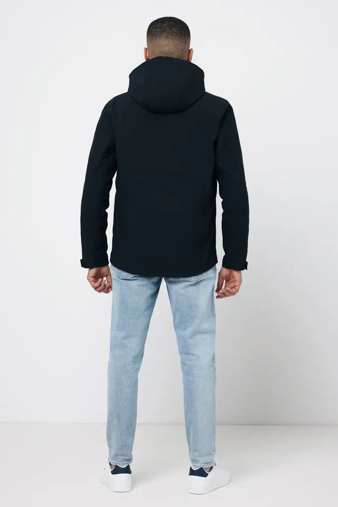 Iqoniq Makalu muška jakna od mekane školjke od recikliranog poliestera T1700 black 4XL-21