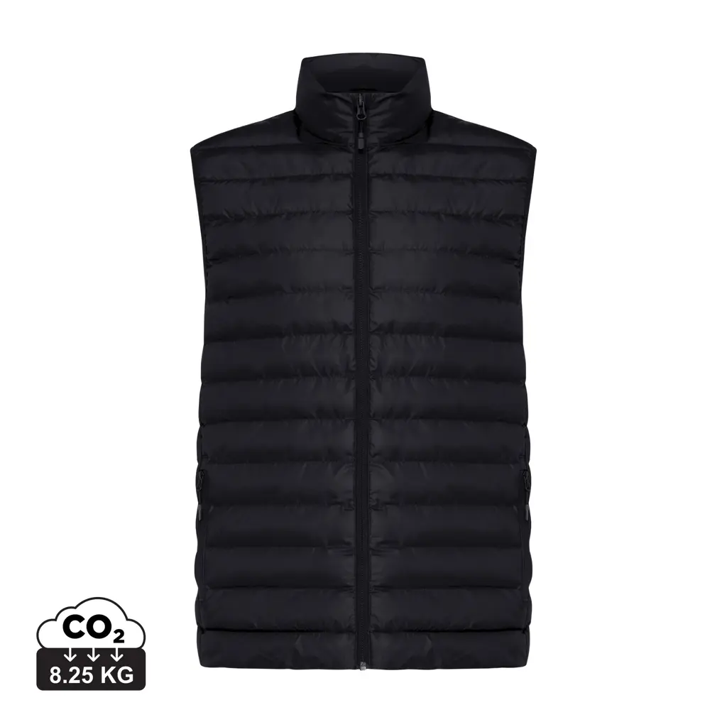 Iqoniq Meru grijač za muškarce od recikliranog poliestera T1702 black 4XL-0