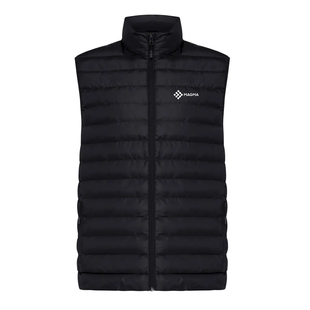 Iqoniq Meru grijač za muškarce od recikliranog poliestera T1702 black 4XL-8
