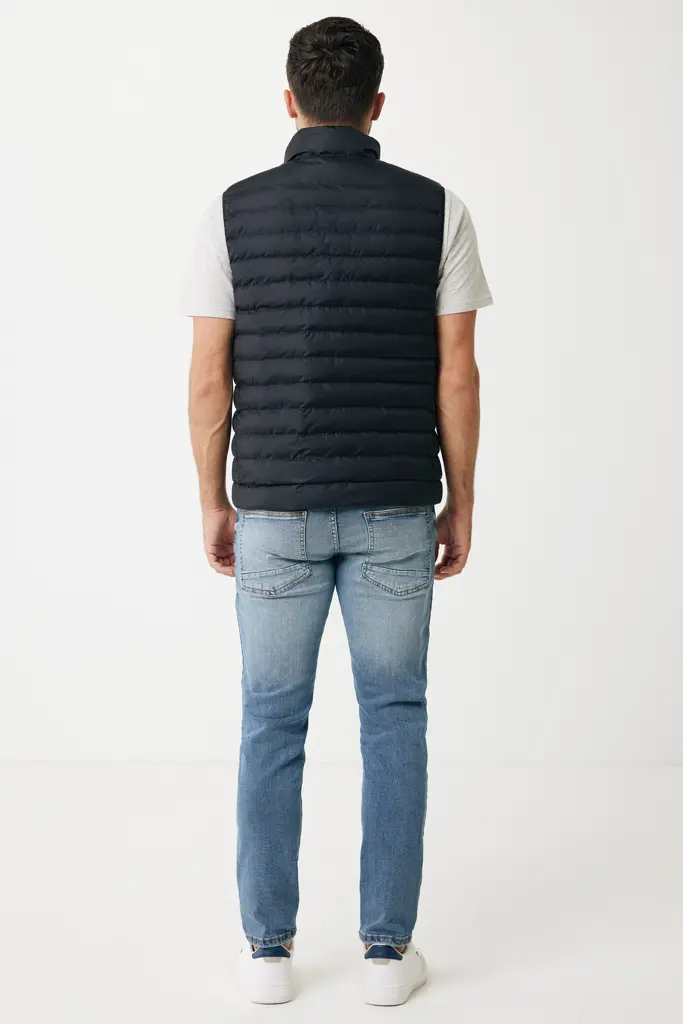 Iqoniq Meru grijač za muškarce od recikliranog poliestera T1702 black 4XL-15