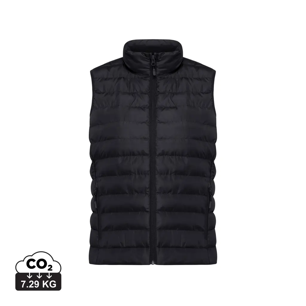 Iqoniq Meru ženski grijač za tijelo od recikliranog poliestera T4702 black L-3