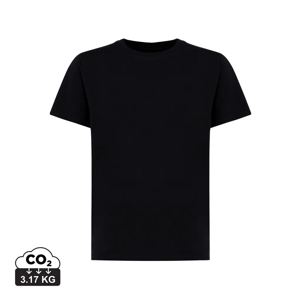 Iqoniq Koli dječja lagana majica od recikliranog pamuka T6100 black 11-12-3